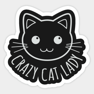 Crazy Cat Lady Sticker